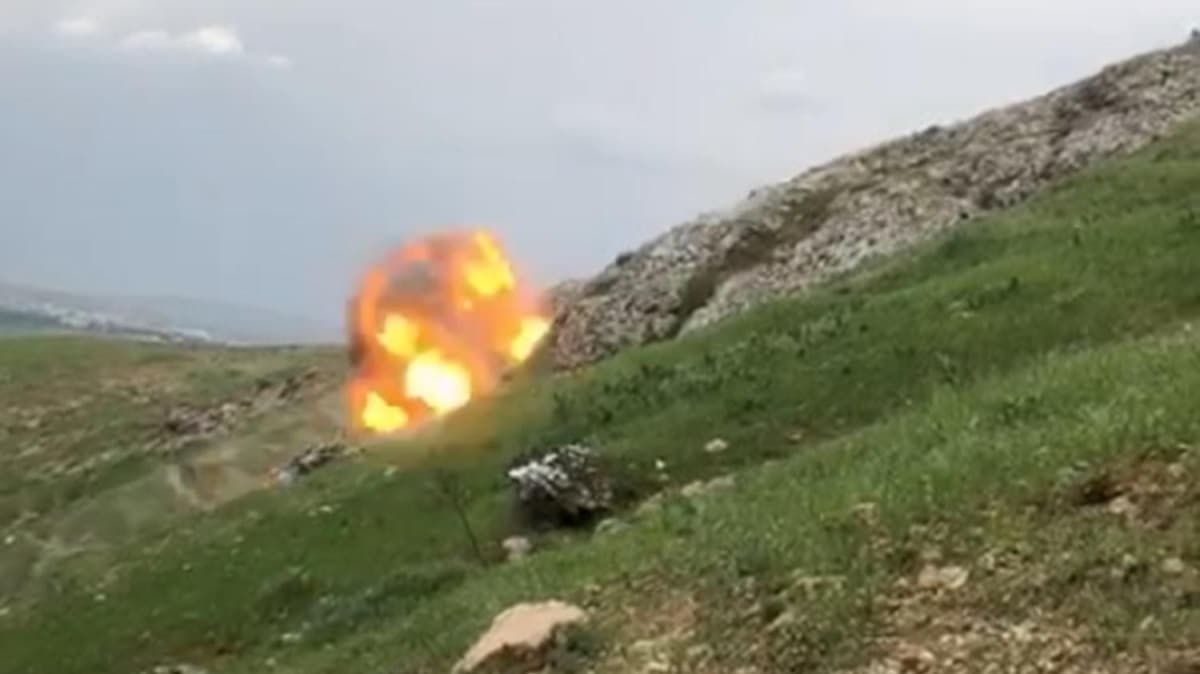 Terristlerin yola tuzaklad, hareket sensrl EYP'ler imha edildi