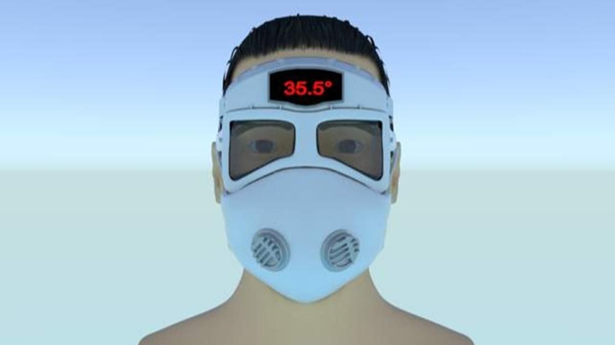 Verileri annda salk kuruluuna ileten 'akll maske' tasarland 