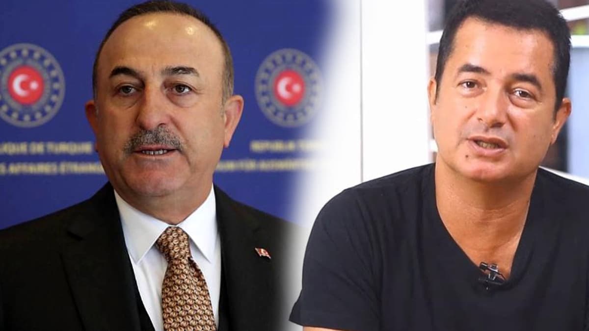 Bakan �avu�o�lu'ndan Acun Il�cal�'ya te�ekk�r