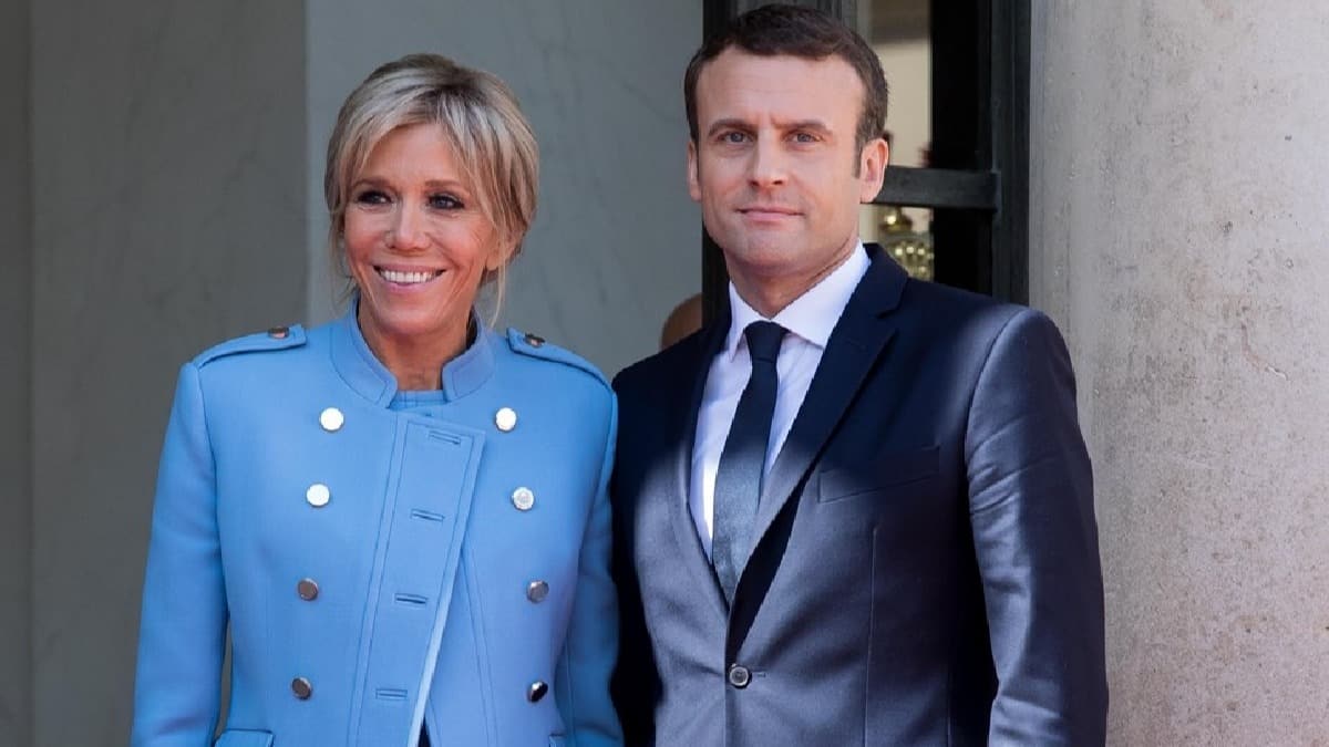 Macron'un ei Brigitte Macron Trk derneklerine teekkr ziyareti