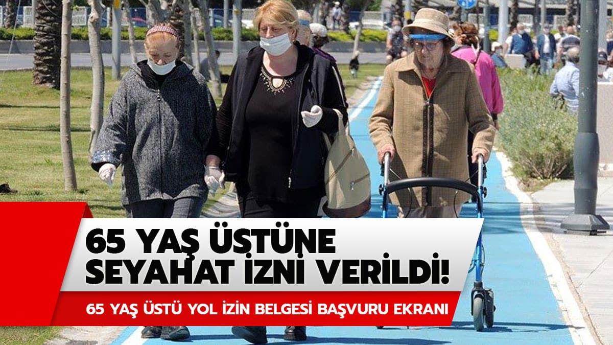 65 ya� �st� yol izin belgesi nas�l al�n�r? 65 ya� �zeri seyahat izin belgesi e-devlet ba�vuru sayfas�