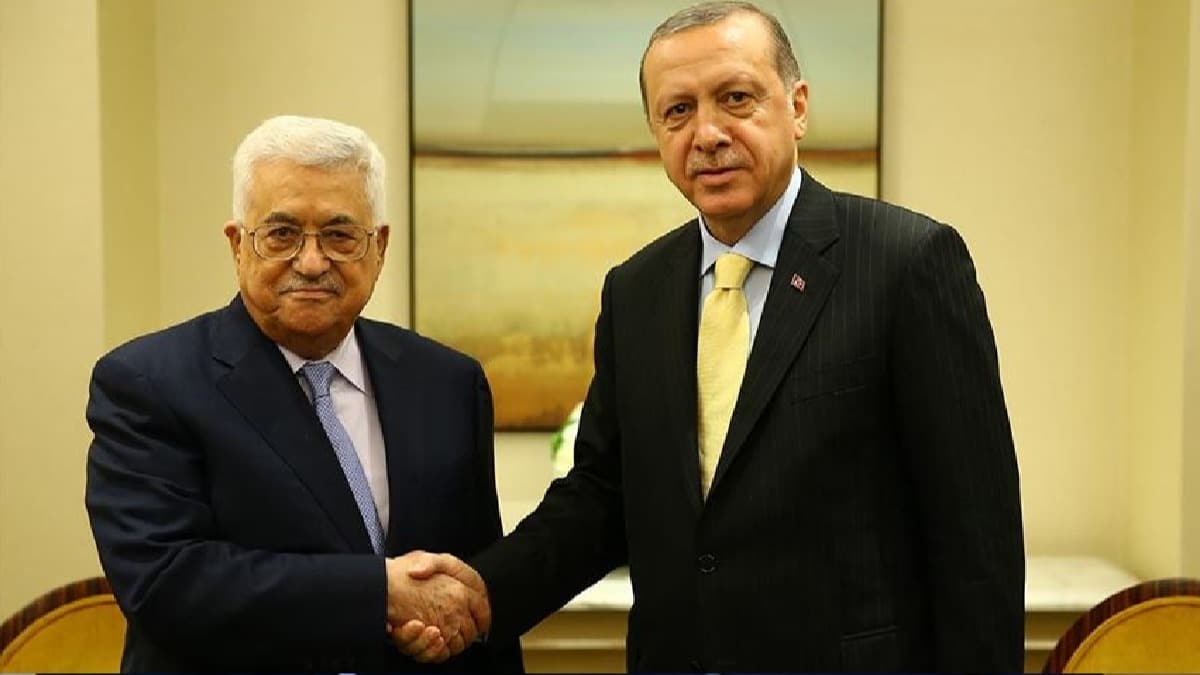 Bakan Erdoan, Filistin Devlet Bakan Abbas ile telefonda grt