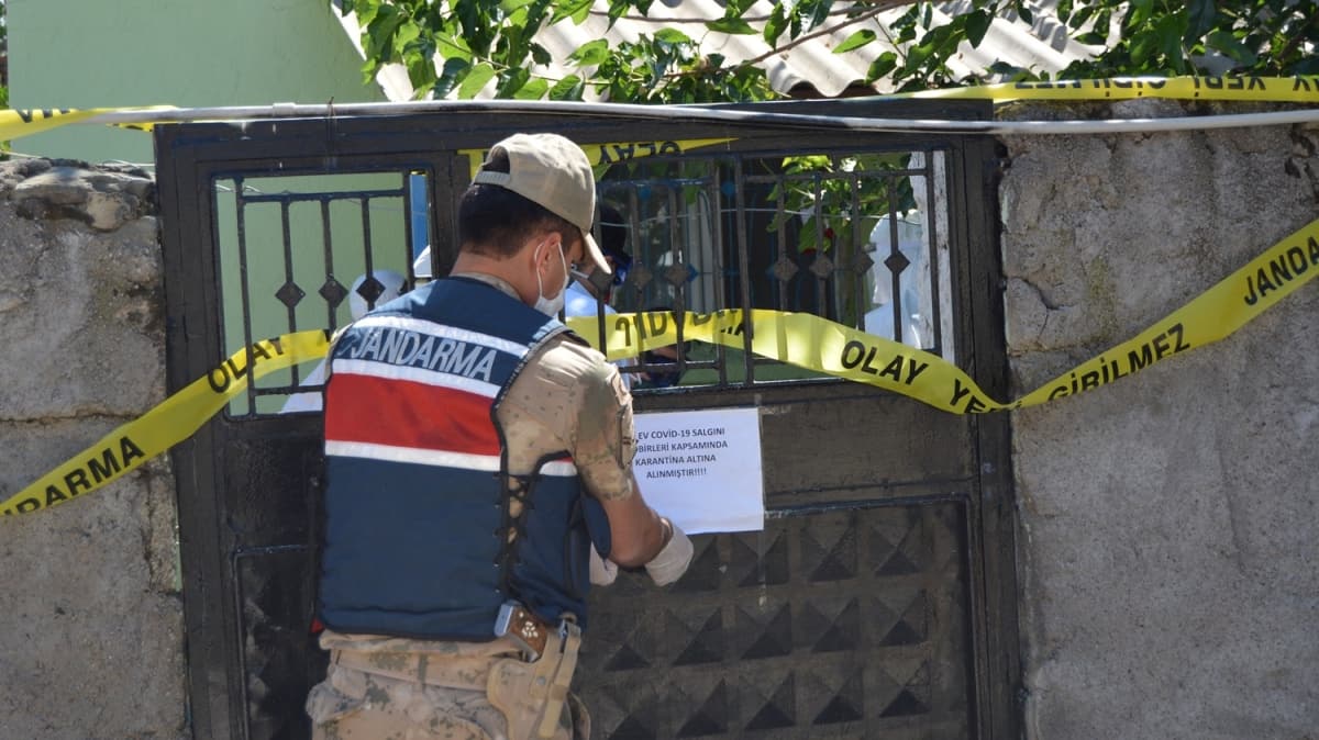 Gaziantep'te 16 ev Kovid-19 nlemleri nedeniyle karantinaya alnd