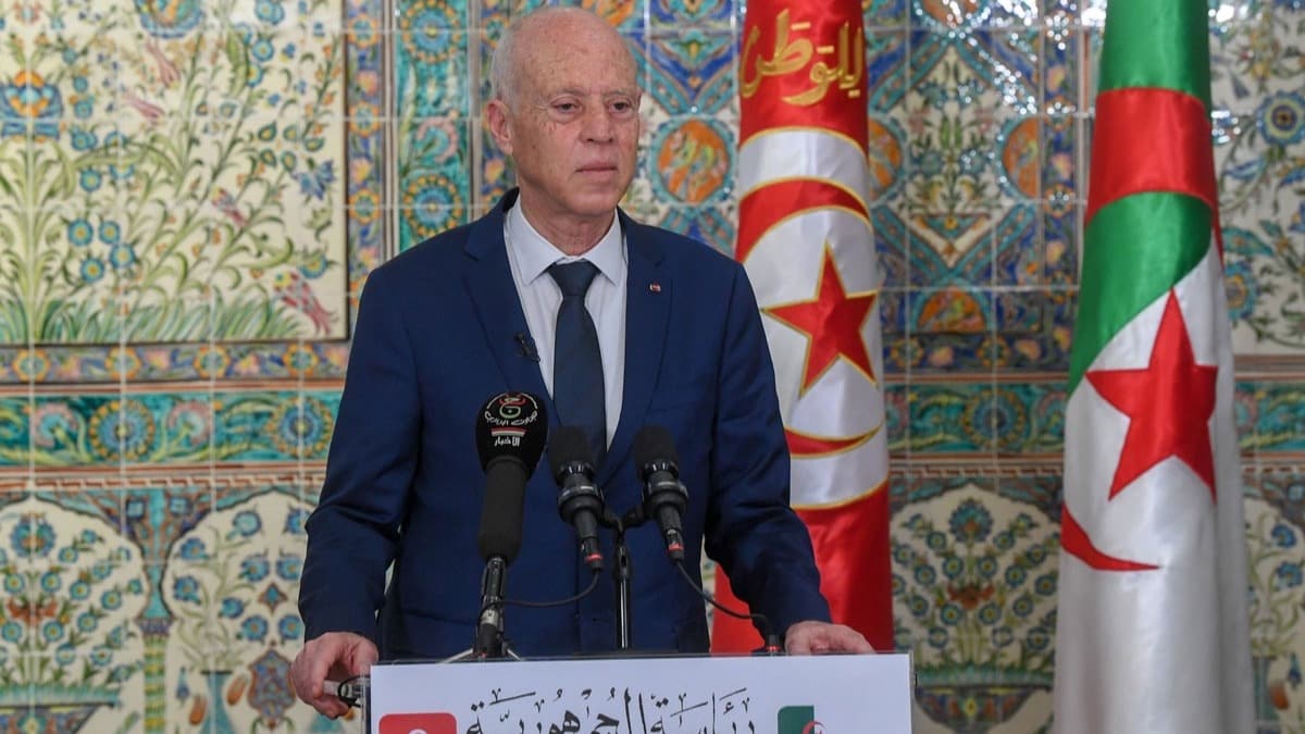 Tunus Cumhurbakan Kays Said'den kar devrim destekilerine sert tepki