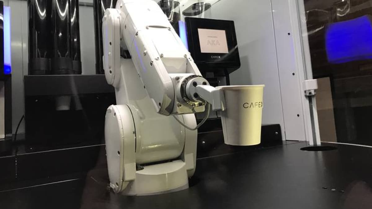 Robot barista: 30 saniyede kahveniz haz�r