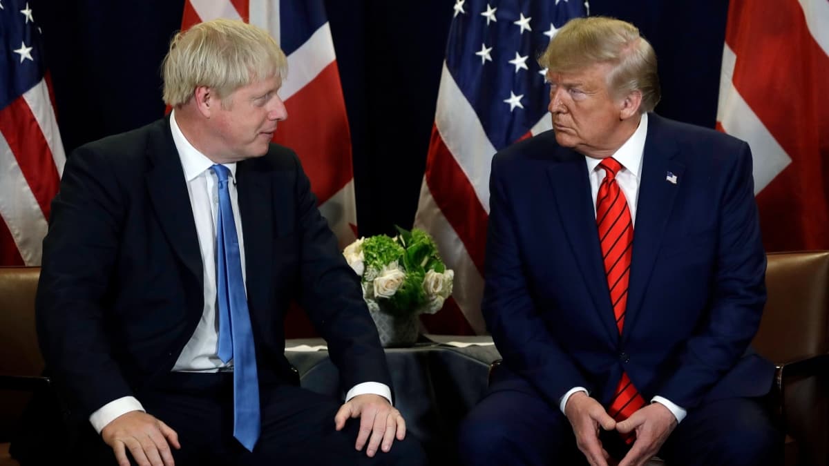 Johnson ve Trump Kovid-19 asn grt 