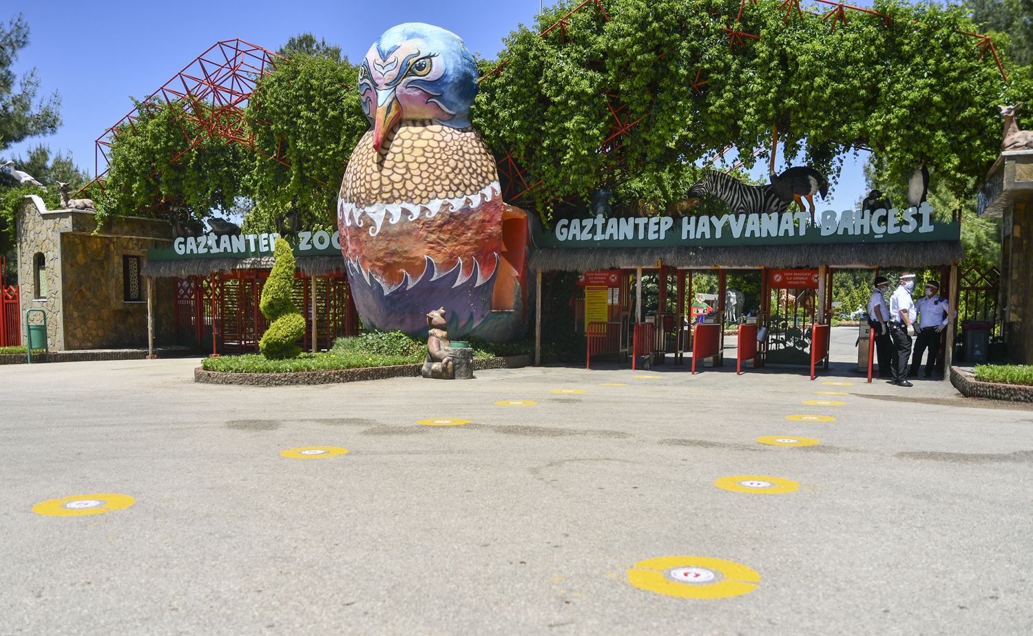 Gaziantep Hayvanat Bah�esi ziyaret�ilere a��ld�