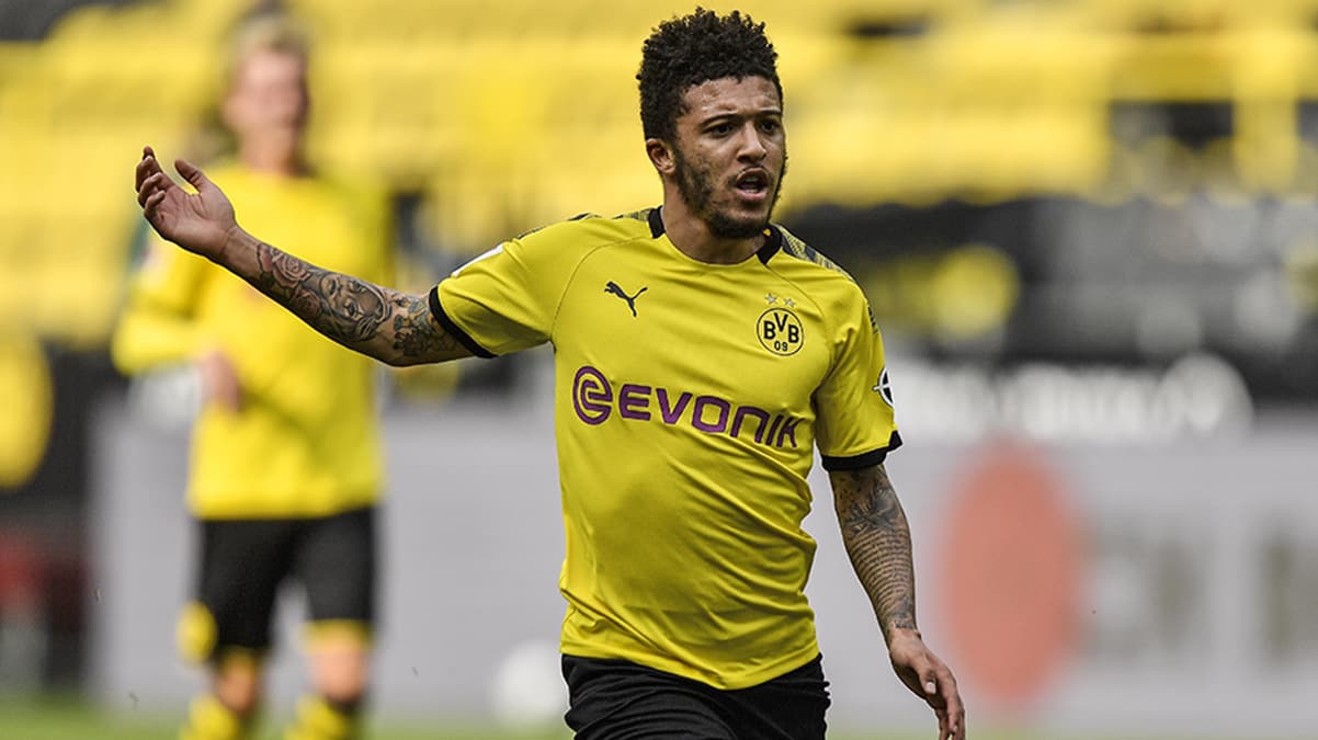Jadon Sancho dev kul�pleri pe�ine takt�