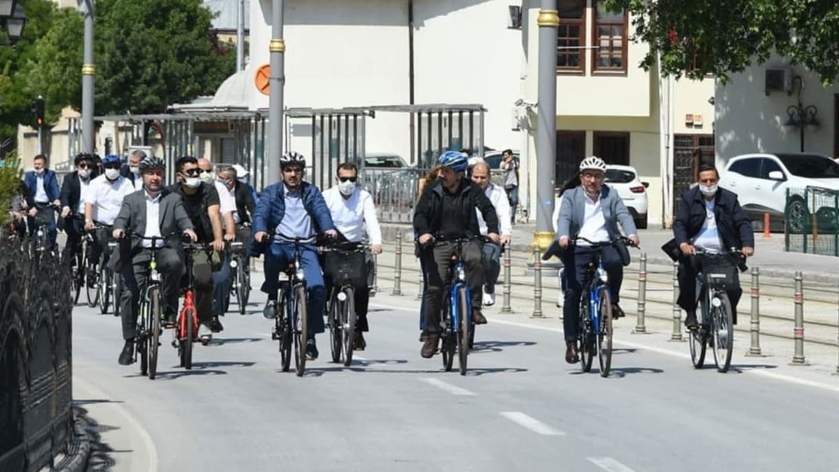 Bisiklet ehri Konya Trkiye'yi rnek alyor
