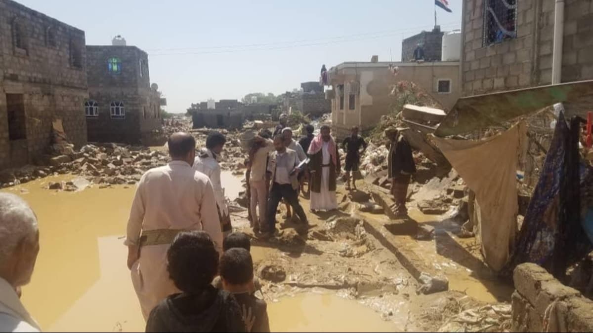 Yemen'de iddetli ya ve sel 9 kiinin lmne neden oldu 