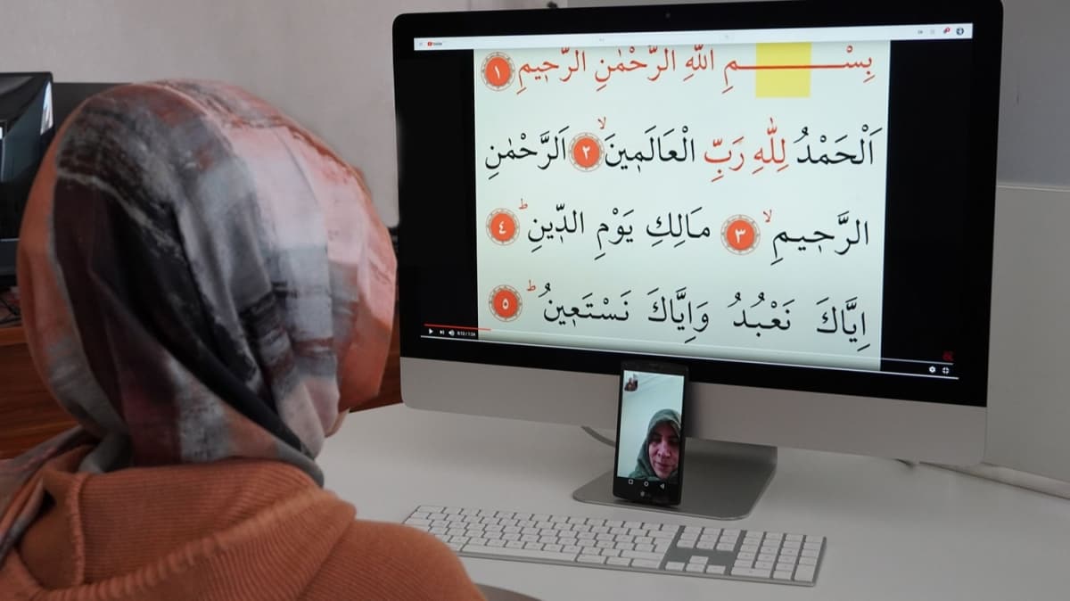 Keiren'de grme engelli vatandalara 'online' Kur'an kursu 