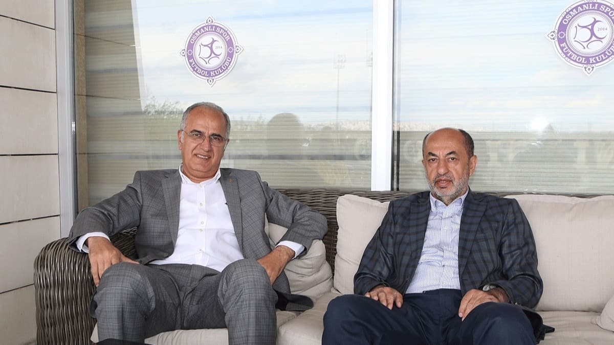 TVF Bakan Mehmet Akif stnda'dan, Osmanlspor'un yeni bakan Mehmet Emin Katipolu'na ziyaret