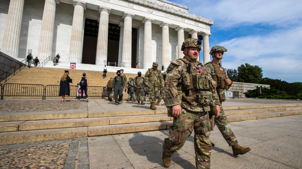 Pentagon askerleri Washington blgesinden ekiyor 