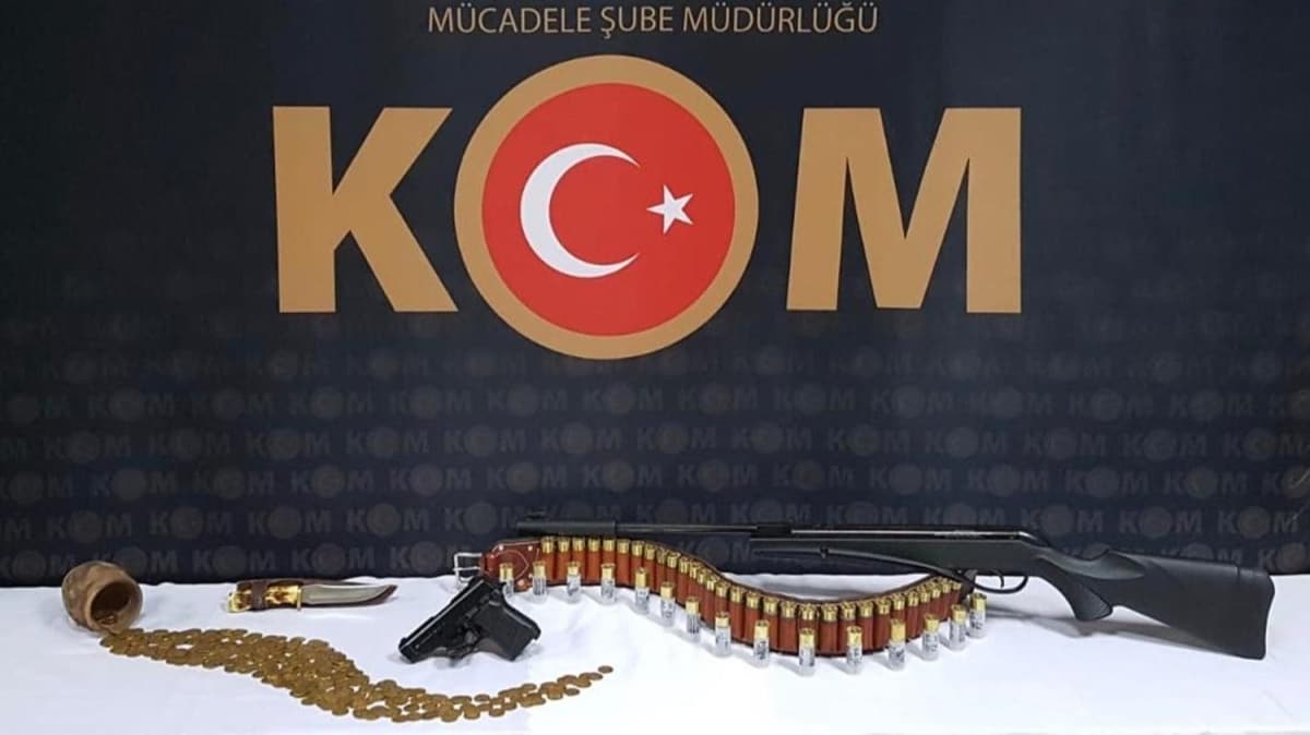 Tokat'ta 300 tarihi sikke ele geirildi 