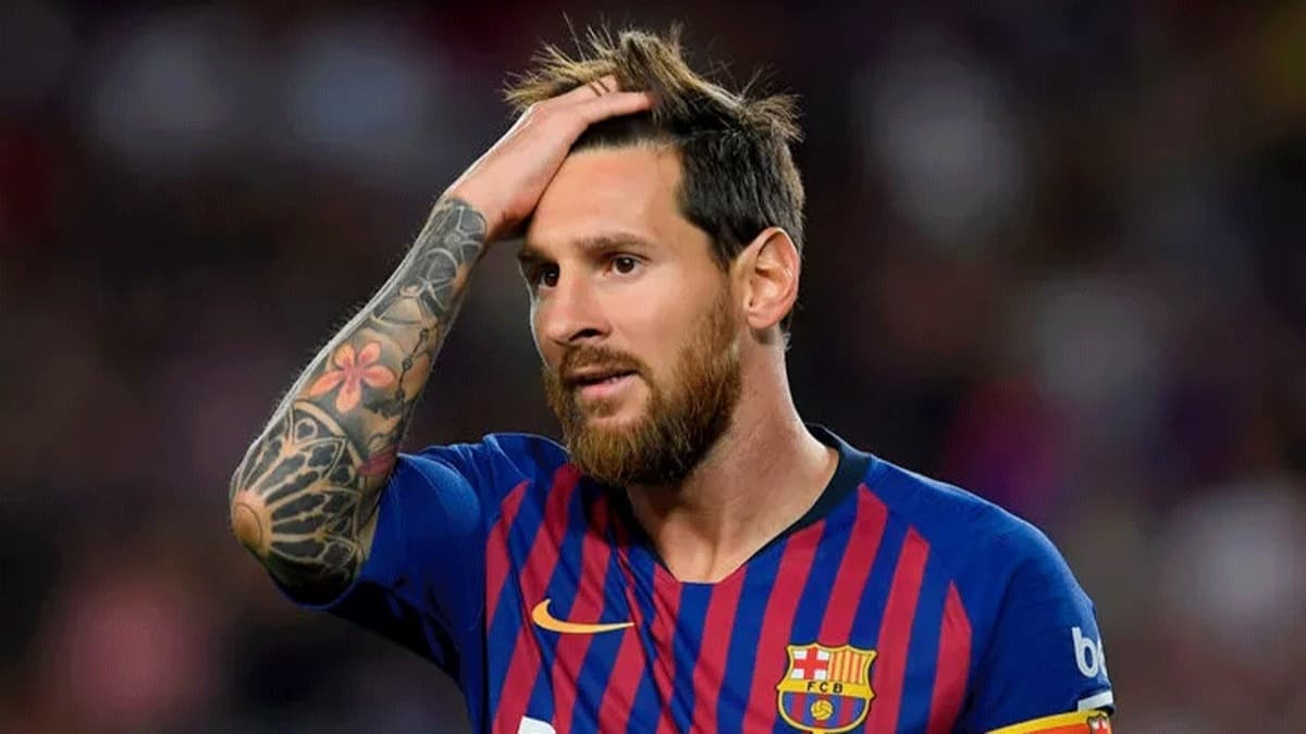 Barcelona'da Messi bacandan sakatland