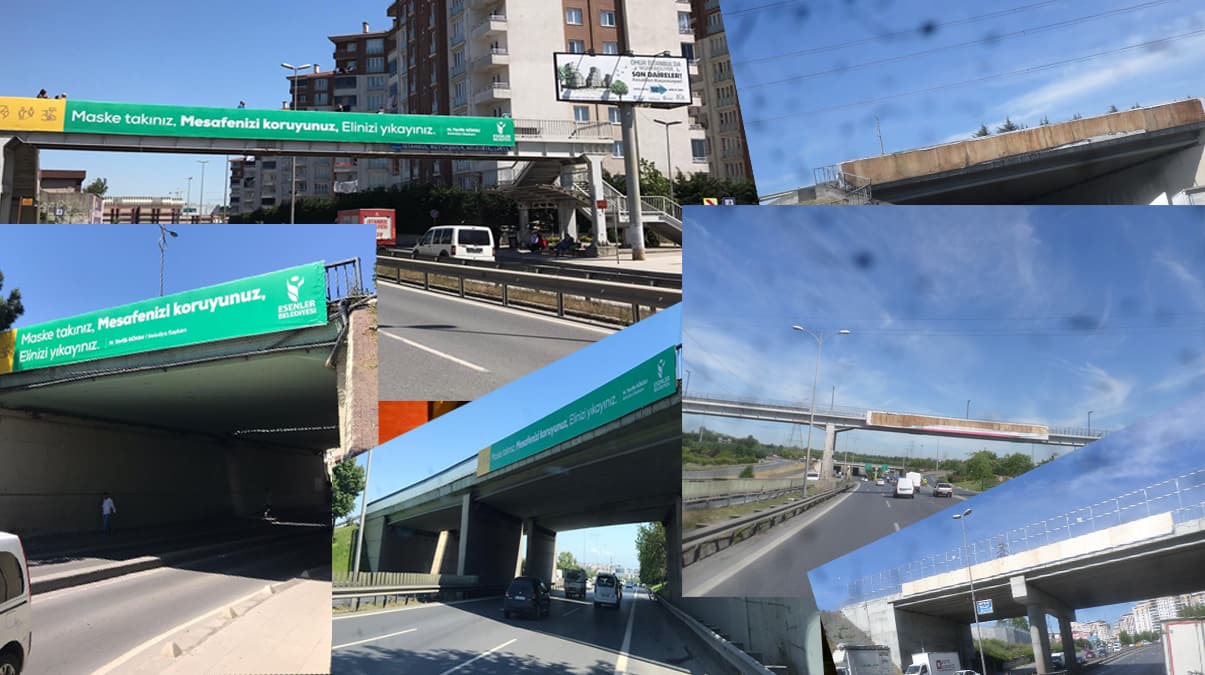 Dezenfektan ve maske da��tt�rmayan �BB'den afi�lere de gece operasyonu