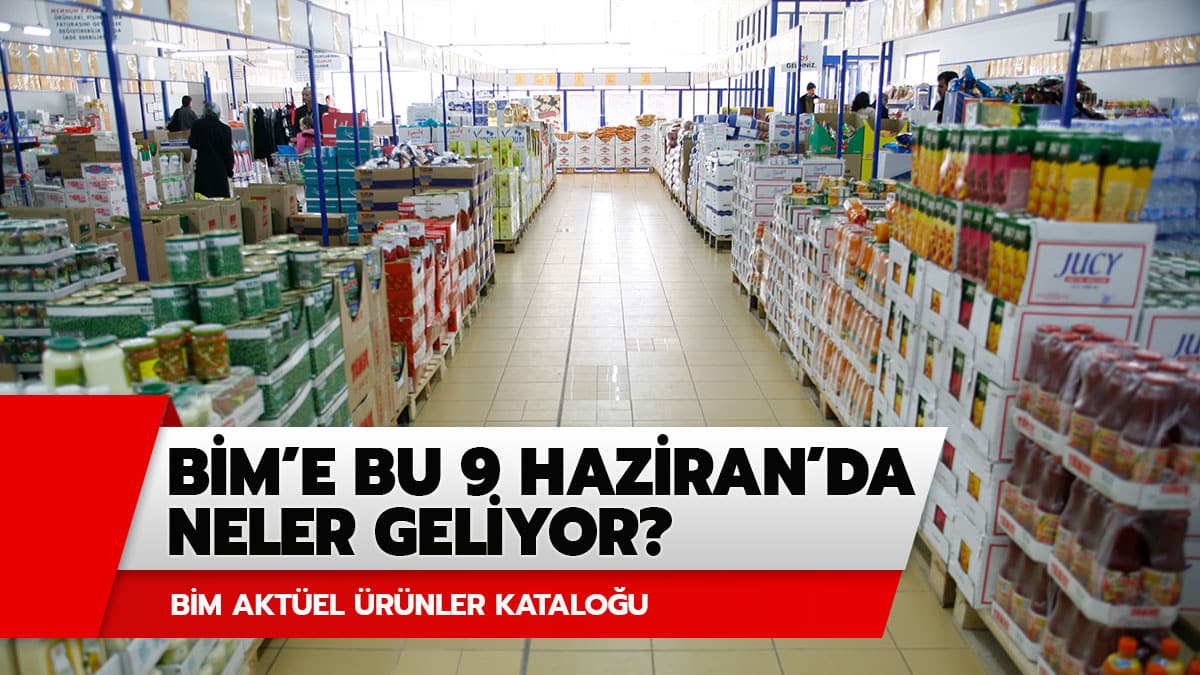 B�M'e bu hafta neler gelecek? 9 Haziran 2020 B�M katalo�u akt�el �r�nler listesi