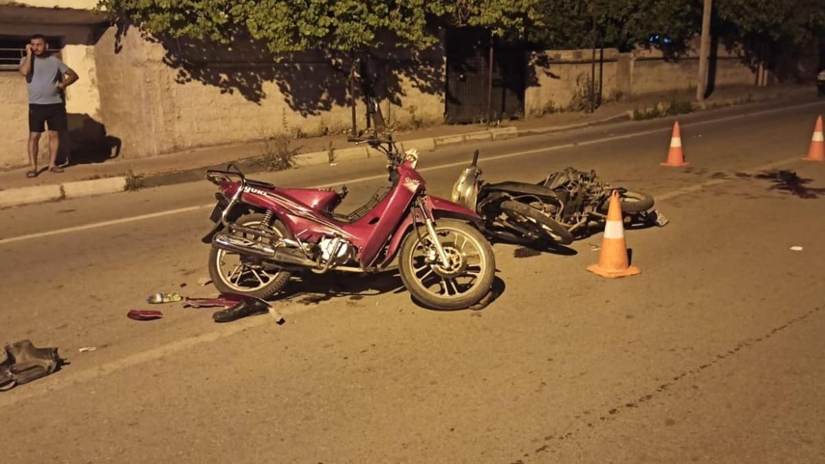 Osmaniye'de motosikletler arpt: 3 yaral 