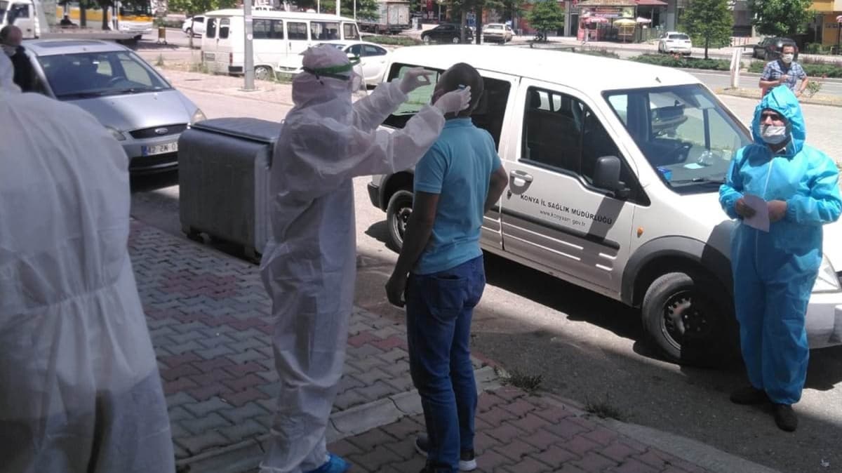 Konya'da 2 apartman koronavirs tedbirleri kapsamnda karantinaya alnd 