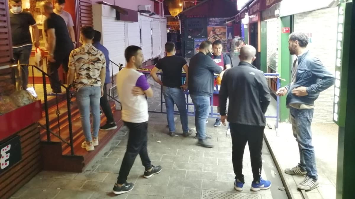 Ortaky'de Kumpircilerin olduu sokakta kme: 1 yaral 