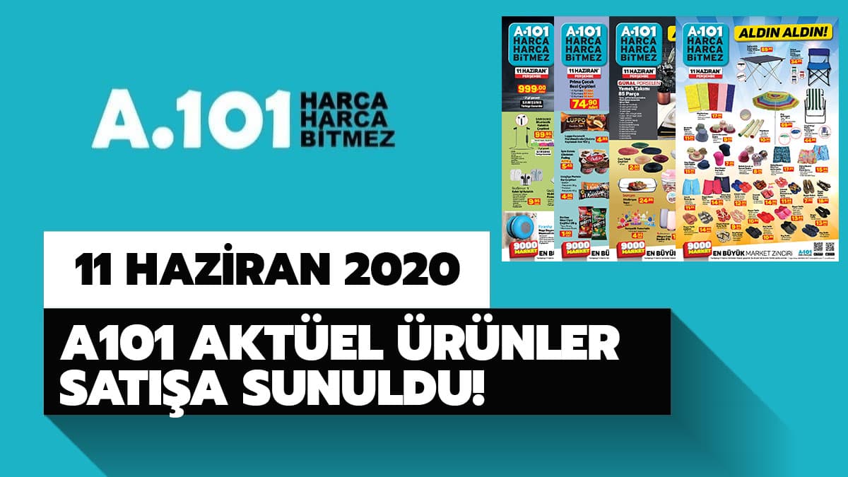 A101 akt�el �r�nler sat��ta! A101 11 Haziran 2020 akt�el �r�nler katalo�u