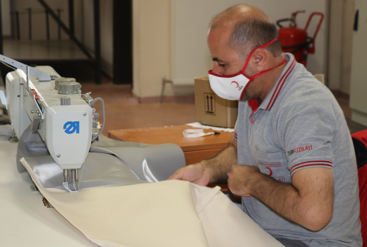 T�rk K�z�lay pandemi s�recinde de �ad�r �retimine devam ediyor