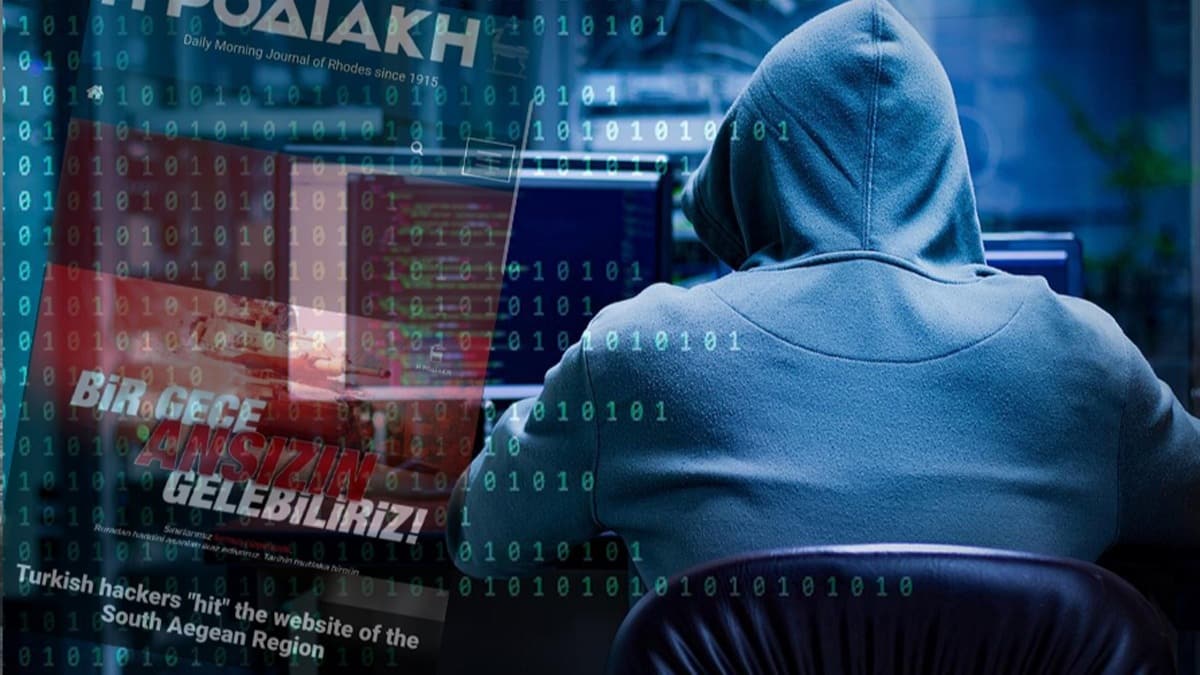 Yunan bunu konuuyor! Trk hacker'lar Yunanistan' ikinci kez hackledi: Bir gece anszn gelebiliriz