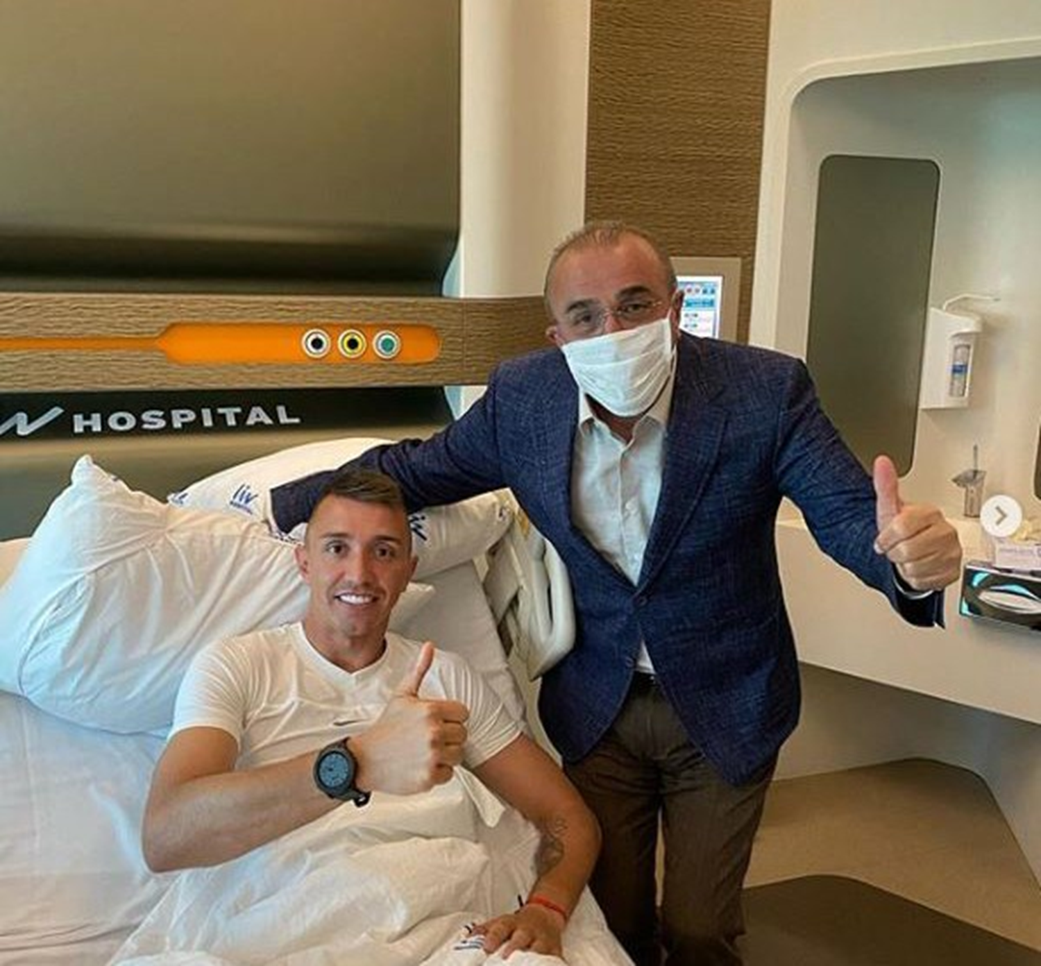 Abdurrahim Albayrak'tan Muslera'ya ziyaret