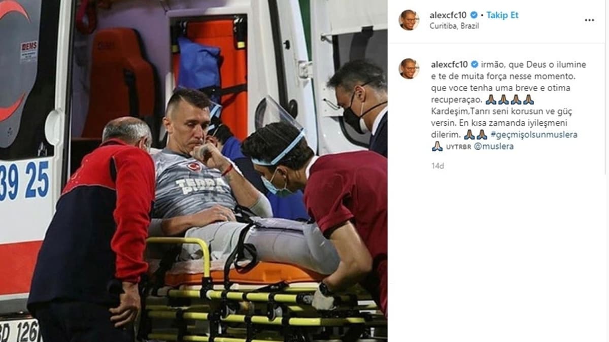 Alex de Souza'dan Muslera mesaj