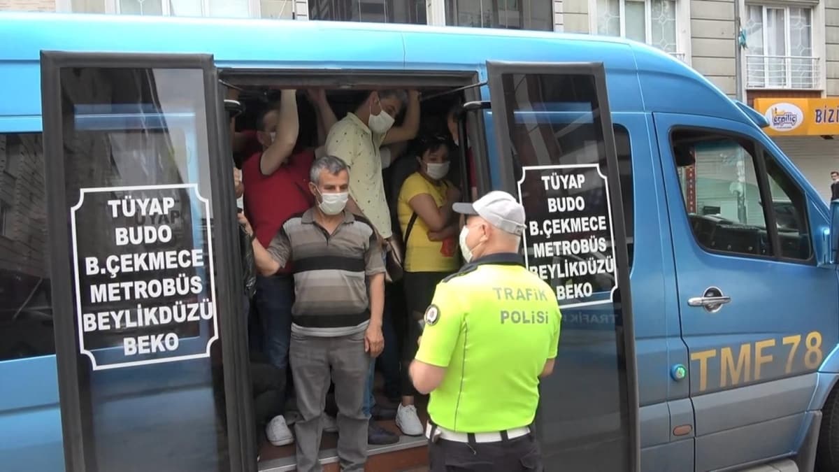 Esenyurt'ta minibsten 35 yolcu kt; ofre ceza kesildi 