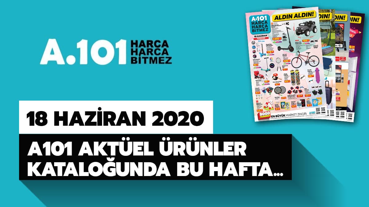 A101'e bu hafta neler geldi? A101 18 Haziran 2020 katalo�u