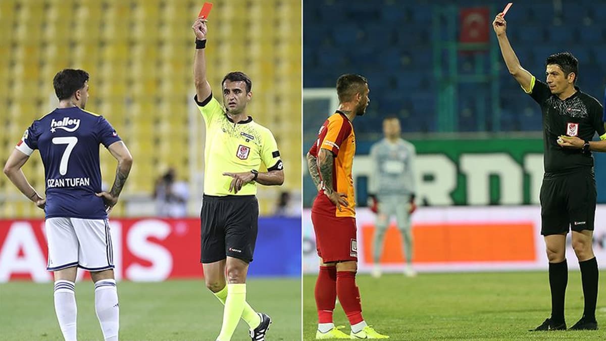 K�rm�z� kart g�ren Ozan Tufan ve Adem B�y�k PFDK'ya sevk edildi