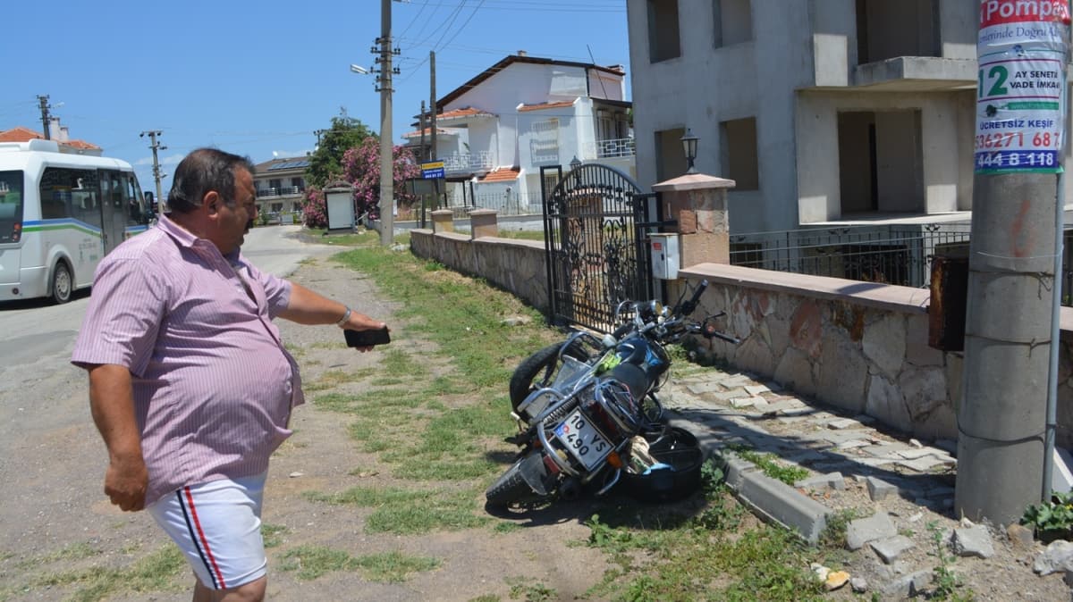 Motosiklet ile otomobil arpt, 71 yandaki Kbrs Gazisi hayatn kaybetti 