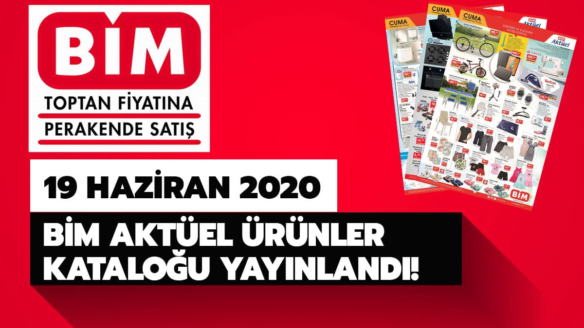 Bu cuma B�M �r�nlerinde neler var? 19 Haziran 2020 B�M akt�el �r�nler katalo�u