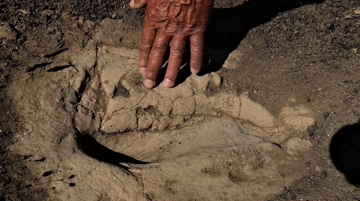 12 bin y�ll�k ayak izleri zamana meydan okuyor!