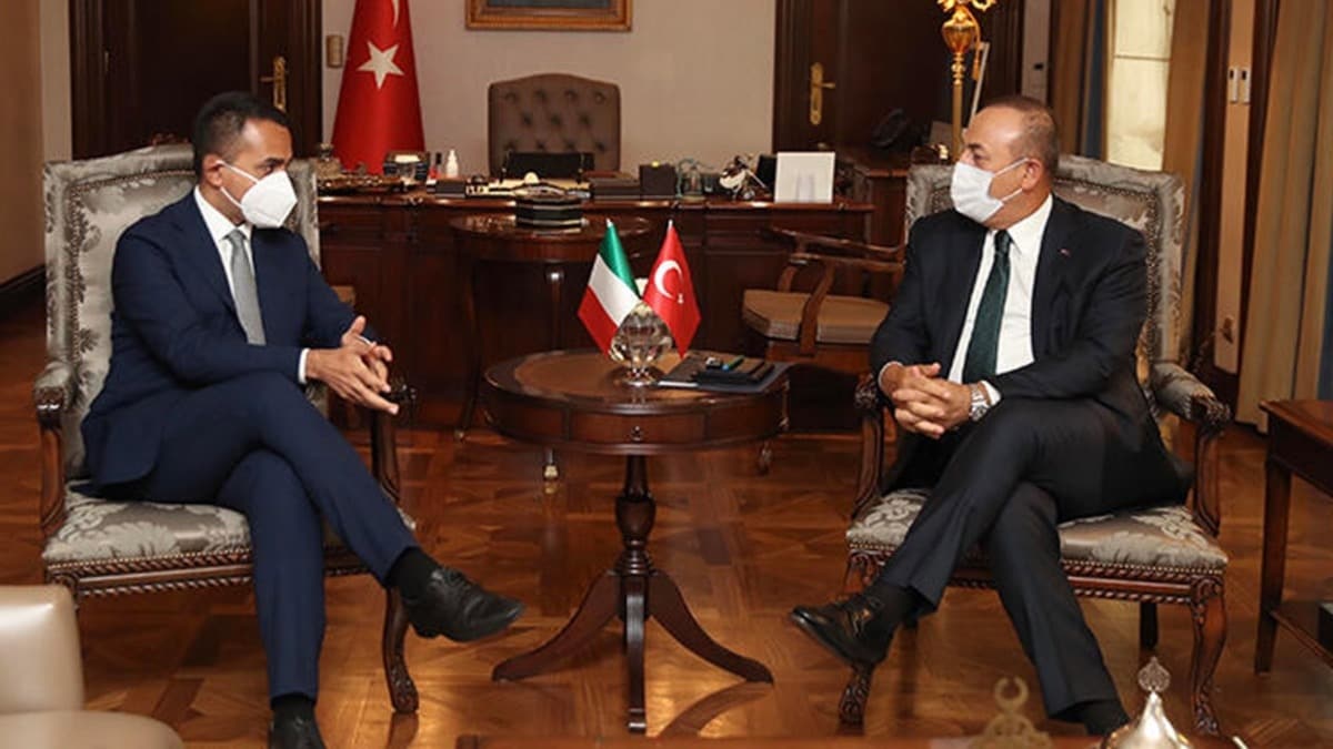 talya ile Libya diplomasisi! Bakan avuolu, talyan mevkidayla grt