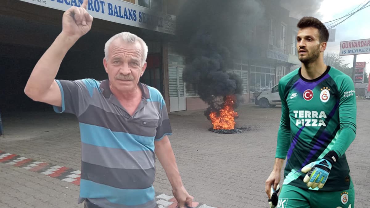 Okan Kocuk'un babas� ma��n hakemine b�yle tepki g�sterdi