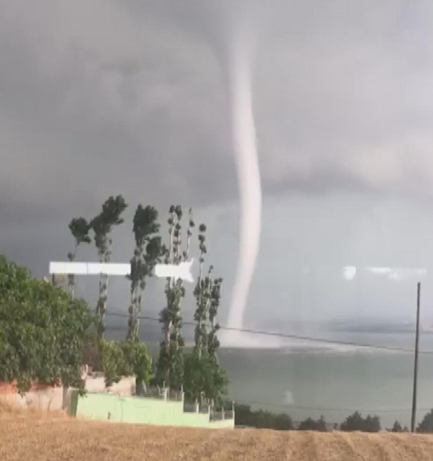 Hortumu b�yle g�r�nt�lediler!