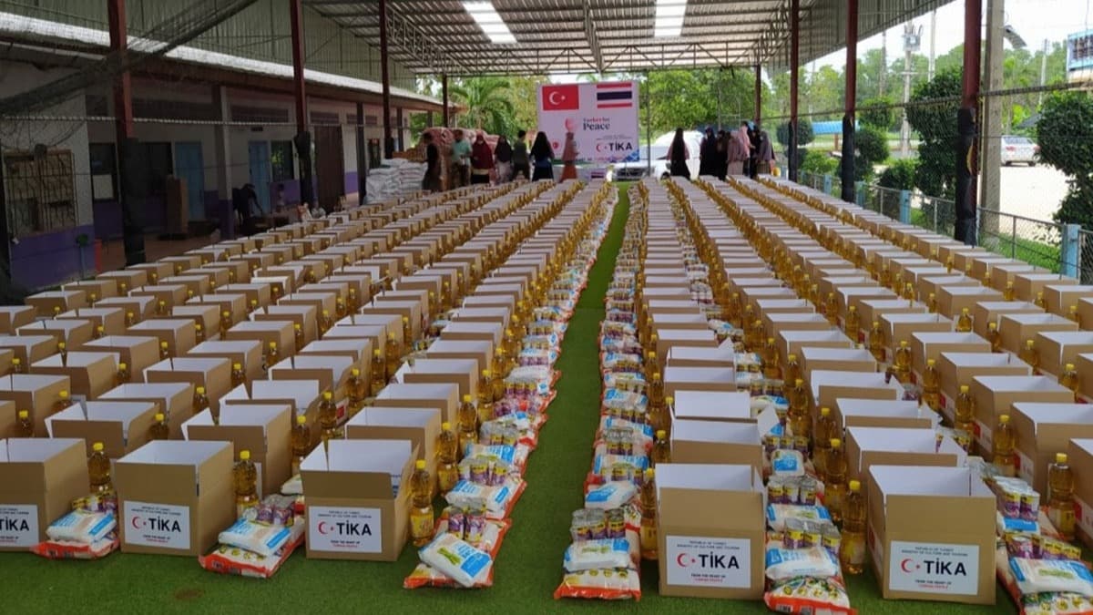 TKA Tayland'da 1200 aileye gda yardm yapt