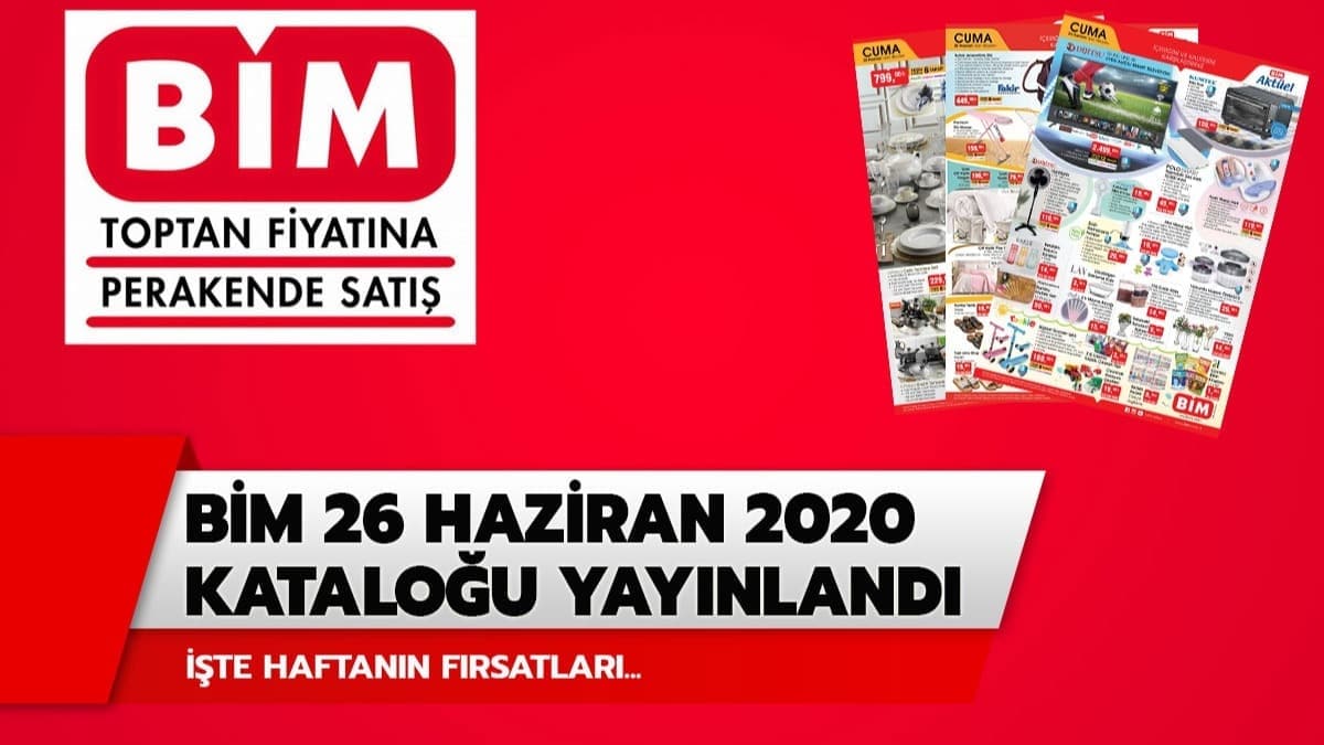 B�M akt�el �r�nler sat��ta! B�M 26 Haziran 2020 akt�el �r�nler katalo�u