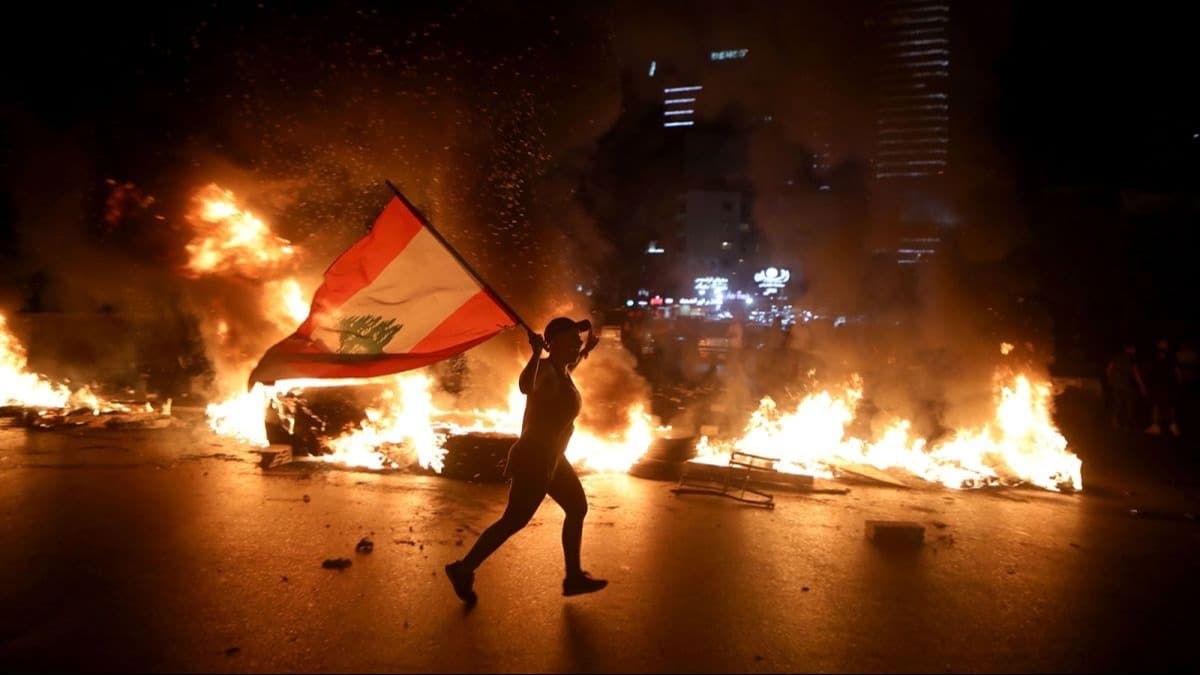 Lbnan'da ekonomik kriz protestosu 
