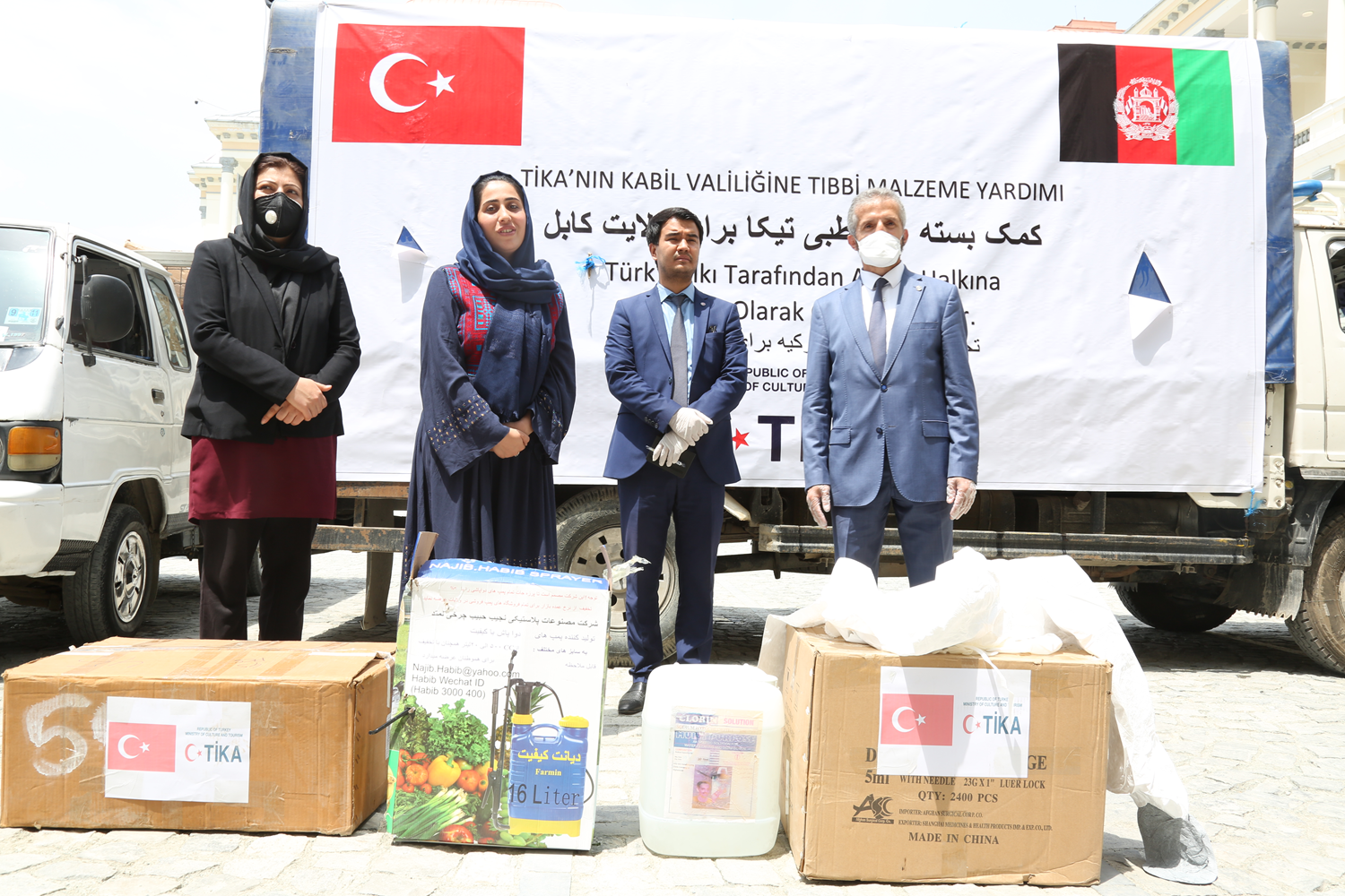 T�KA'dan Afganistan'a Kovid-19'la m�cadele i�in t�bbi yard�m