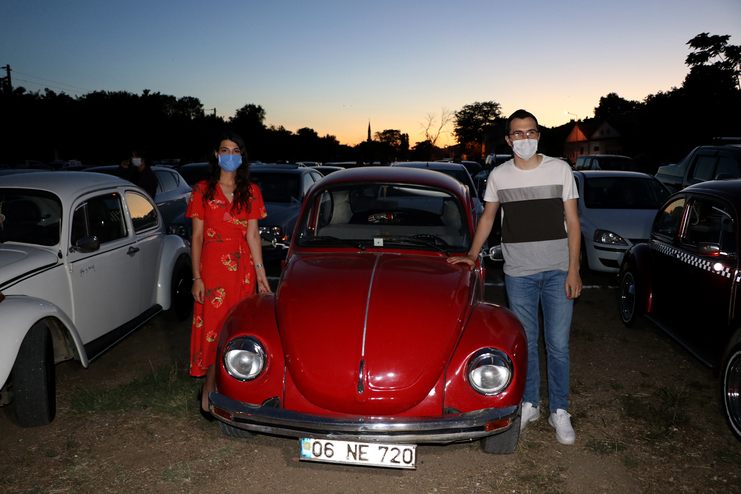 Edirne'de 'Arabal� Sinema Gecesi' ile sinema keyfi arabalara ta��nd�
