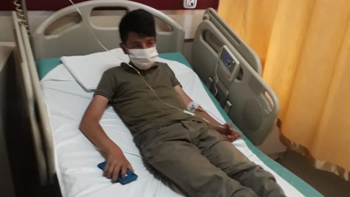 Erzurum'da ylann srd ocuk hastanede tedavi altna alnd 