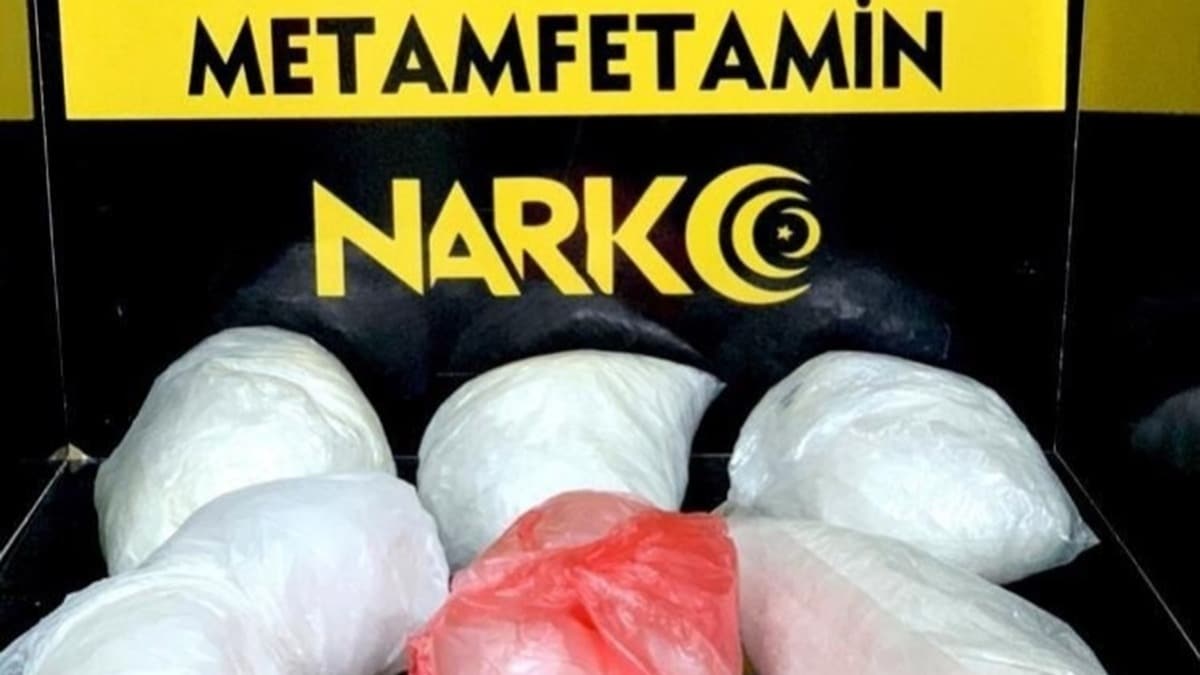 Bitlis'te 3 kilo 34 gram metamfetamin ele geirildi 