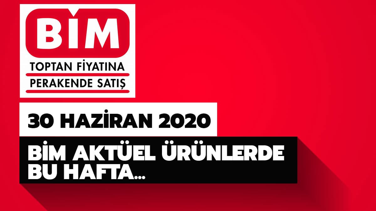 30 Haziran 2020 B�M akt�el �r�nler katalo�u