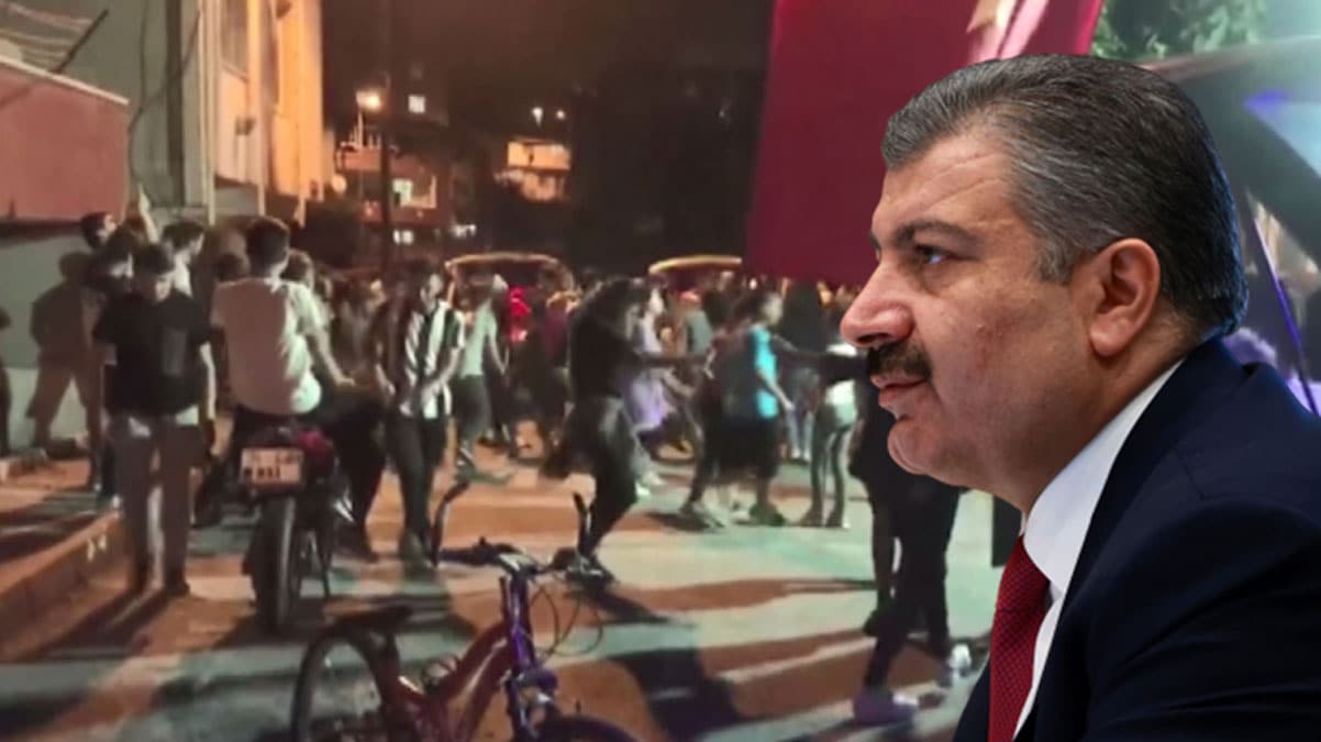 Bakan Koca'dan bu g�r�nt�lere tepki: Hangi arkada� bunu ister?