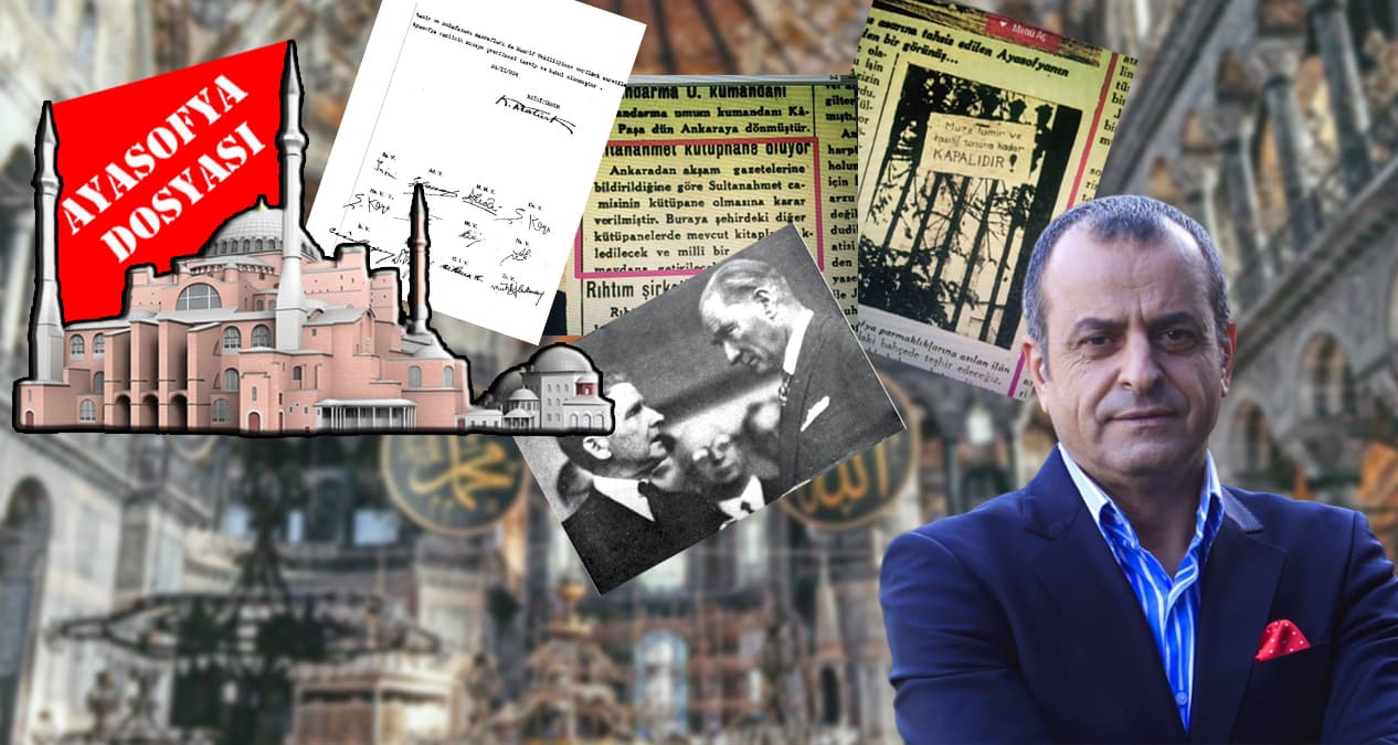 Ayasofya Camii 'kararname'yle de�il 'Ha�l� Seferi'yle kapat�ld�