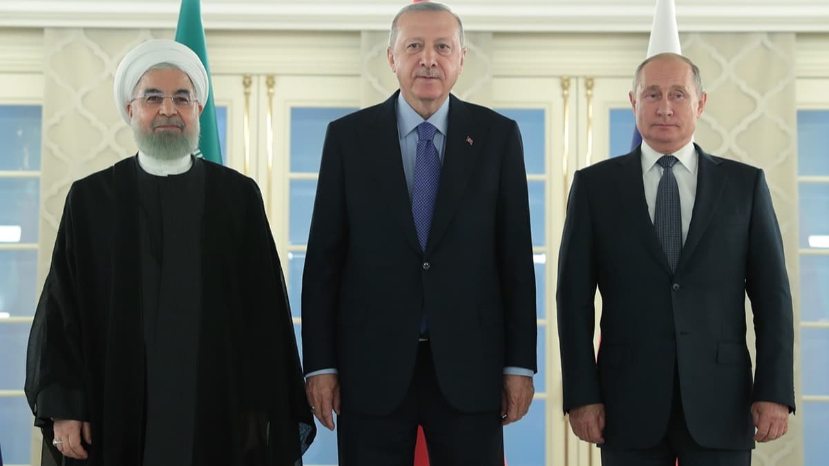 Cumhurbakan Erdoan bugn Ruhani ve Putin ile grecek