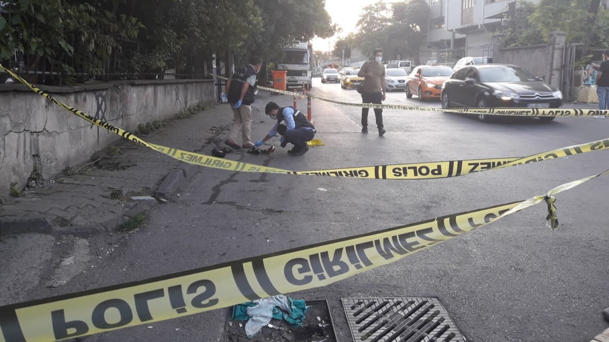 Zeytinburnu'nda bir kadn tartt kiiyi silahla yaralad 